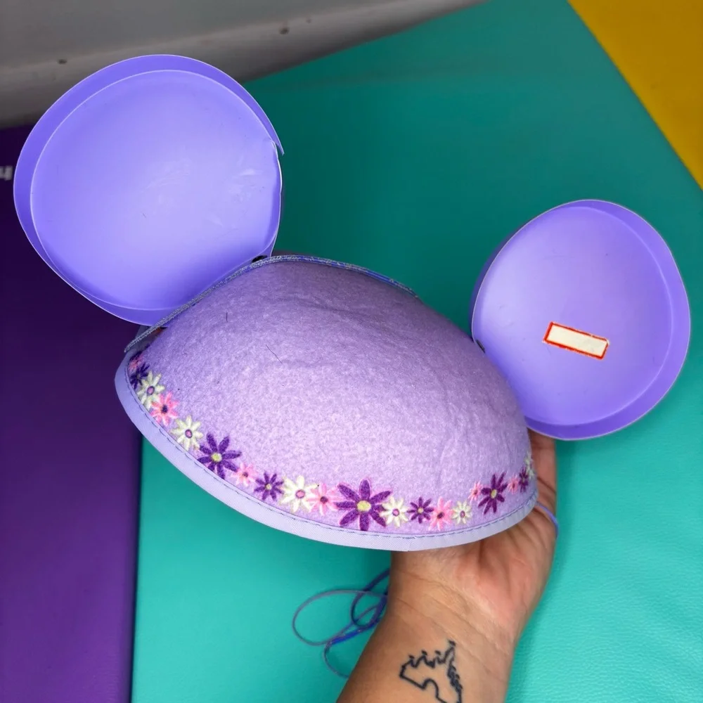 Disney Parks Vintage Tinker Bell Mickey‎ Mouse Ears Adult Size